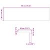 vidaXL Treppenstufen 16 Stk. Hellbraun 90x30x2 cm Massivholz Eiche