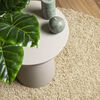 vidaXL Teppich Shaggy Hochflor Modern Golden &Oslash; 160 cm