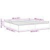 vidaXL Aufbewahrungsbett mit Matratze Dunkelblau 160 x 200 cm Samt