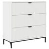 vidaXL Sideboard Wei&szlig; 79,5 x 33 x 82 cm Holzwerkstoff