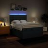 vidaXL Boxspringbett mit Matratze Blau 140x190 cm Stoff