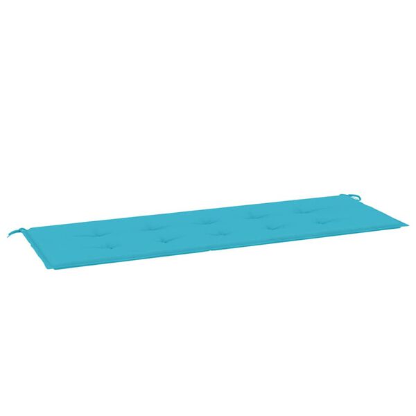 vidaXL Gartenbank-Auflage T&uuml;rkis 150x50x4 cm Oxford-Gewebe