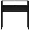 vidaXL Konsolentisch Schwarz Eichen-Optik 78 x 30 x 80 cm
