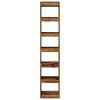 vidaXL B&uuml;cherregal/Raumteiler Altholz-Optik 40x30x198 cm