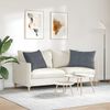 vidaXL Sofakissen 2 St&uuml;ck Dunkelgrau 70 x 50 cm Cordstoff