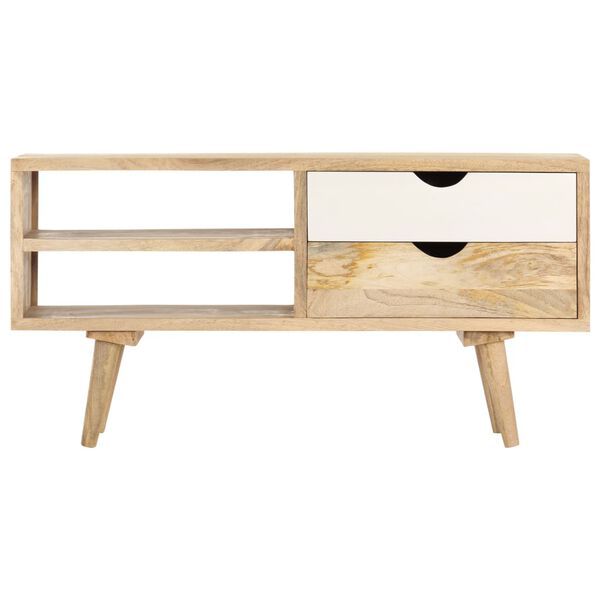 vidaXL TV-Schrank 90 x 35 x 45 cm Massivholz Mango