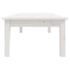 vidaXL Couchtisch Wei&szlig; 110x50x30 cm Massivholz Kiefer