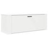 vidaXL Wand-Schuhschrank Wei&szlig; 100x35x38 cm Holzwerkstoff
