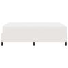 vidaXL Boxspringbett Creme und Wei&szlig; 140 x 200 cm Cordstoff