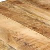 vidaXL Esstisch 220x100x76 cm Raues Mangoholz