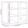 vidaXL Schuhregal Betongrau 52,5x30x50 cm