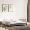 vidaXL Bettgestell ohne Matratze Dunkelgrau 200x210 cm Samt