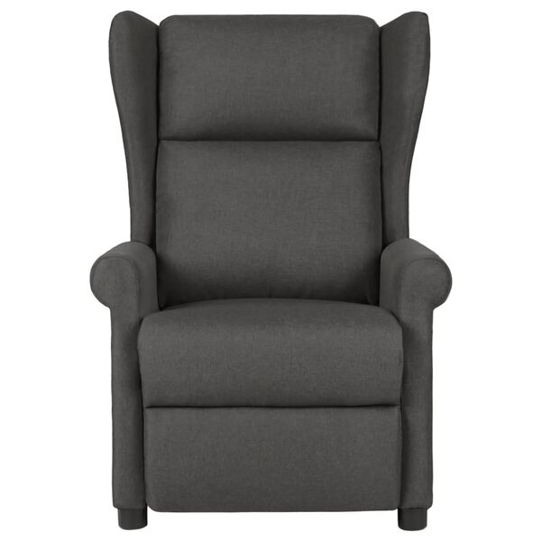 vidaXL Relaxsessel Dunkelgrau Stoff