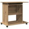 vidaXL Schreibtisch Artisan-Eiche 80x50x75 cm Holzwerkstoff