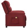 vidaXL Massagesessel Weinrot Stoff