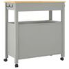 vidaXL K&uuml;chenwagen MONZA 84x40x88,5 cm Massivholz Kiefer