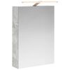 vidaXL Badezimmerspiegelschrank Beton Grau 50 x 14,5 x 70 cm