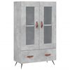 vidaXL Highboard Betongrau 69,5x31x115 cm Holzwerkstoff
