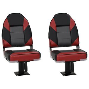 vidaXL Bootssitze mit Podest 2 Stk. 360&deg; Drehbar