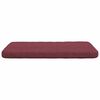 vidaXL Sitzkissen 4 pcs Weinrot 40 x 40 x 3 cm Stoff