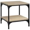 vidaXL Beistelltische 2 Stk. Sonoma-Eiche 40x40x40 cm Holzwerkstoff
