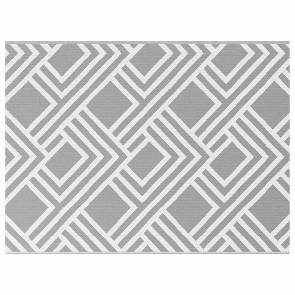 vidaXL Outdoor Teppich ARAKIL Grau 300 x 400 cm PP