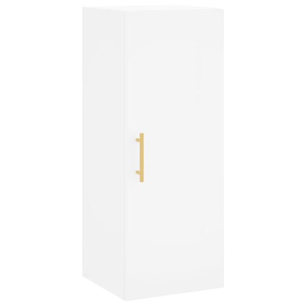 vidaXL Wandschrank Wei&szlig; 34,5x34x90 cm