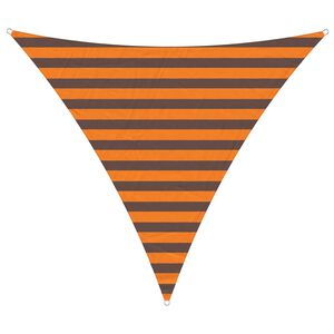 vidaXL Sonnensegel Orange und Braun 2 x 2 x 2 m 100 % Polyester Oxford