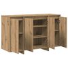 vidaXL Sideboard Artisan-Eiche 120 x 41 x 75 cm Holzwerkstoff