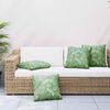 vidaXL Streupillows Blatt 4 pcs Blattmuster 40 x 40 cm Polyesterstoff