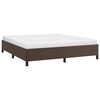 vidaXL Bettgestell Braun 180x200 cm Kunstleder