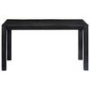 vidaXL Esstisch Schwarz 118&times;60&times;76 cm Massivholz Mango