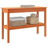 vidaXL Konsolentisch Wachsbraun 110 x 40 x 75 cm Massivholz Kiefer