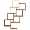 vidaXL W&uuml;rfelregal Artisan-Eiche 90x15x119,5 cm Holzwerkstoff