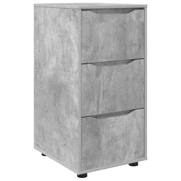 vidaXL Aufbewahrungsschrank Beton Grau 40 x 48 x 81 cm Holzwerkstoff