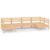 vidaXL 6-tlg. Garten-Lounge-Set Massivholz Kiefer