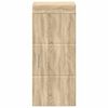 vidaXL Badezimmer-Wandschrank TULUM Sonoma-Eiche 37 x 24,5 x 86 cm
