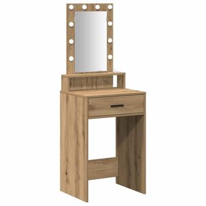 vidaXL Schminktisch Braun 50 x 41 x 140 cm Holzwerkstoff