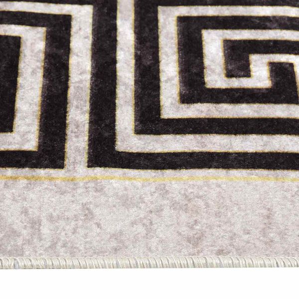 vidaXL Teppich Waschbar 160x230 cm Hellbeige