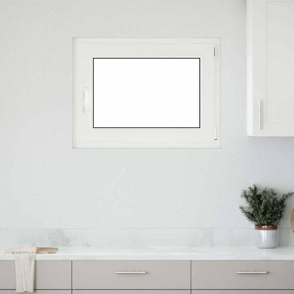 vidaXL Kellerfenster "RISOR" 80x70 cm Drehkipp DIN Rechts Anthrazit