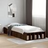 vidaXL Bettgestell Braun Eichen-Optik 90x200 cm Holzwerkstoff