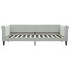 vidaXL Tagesbett Hellgrau 90x200 cm Samt