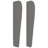 vidaXL Boxspringbett mit Matratze Dunkelgrau 200x200 cm Stoff