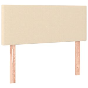 vidaXL Kopfteil Creme 90x5x78/88 cm Stoff