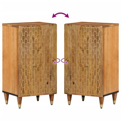 vidaXL Beistellschrank 40x33x75 cm Massivholz Mango