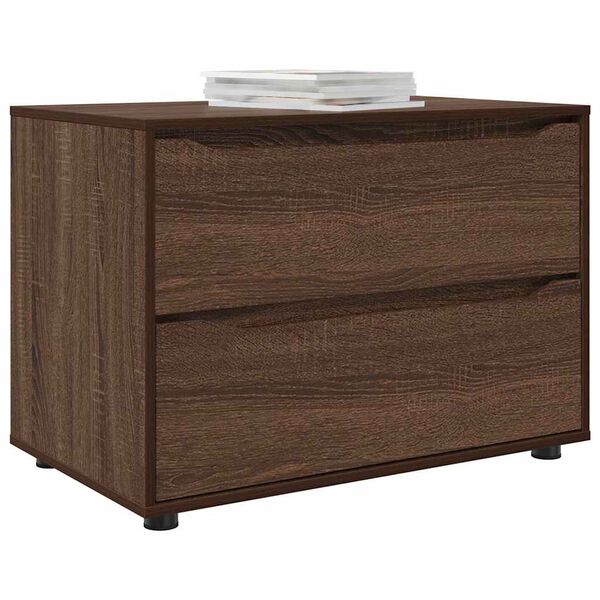 vidaXL Aufbewahrungsschrank Braun Eichen-Optik 80 x 48 x 57 cm