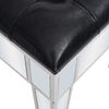 vidaXL Verspiegelter Schminktisch mit Hocker MDF und Glas