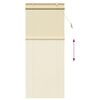 vidaXL Rollo mit Vorh&auml;ngen Natur 80 x 220 cm Bambus