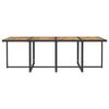 vidaXL 13-tlg. Garten-Essgruppe Poly Rattan Akazienholz Schwarz