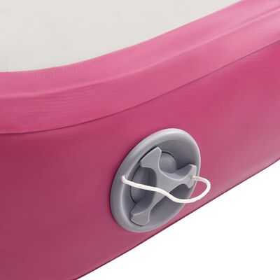 vidaXL Aufblasbare Gymnastikmatte mit Pumpe 60x100x10 cm PVC Rosa